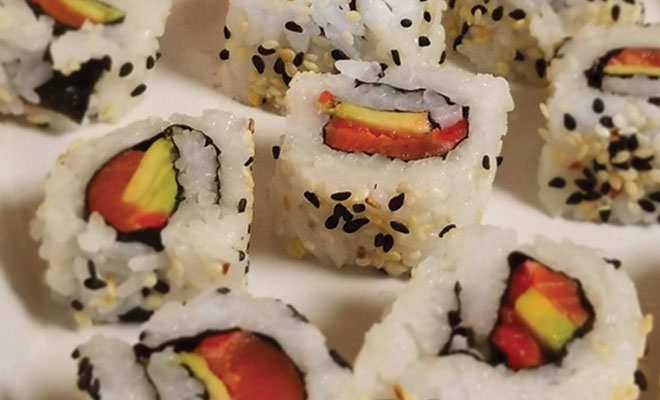 King Salmon sushi