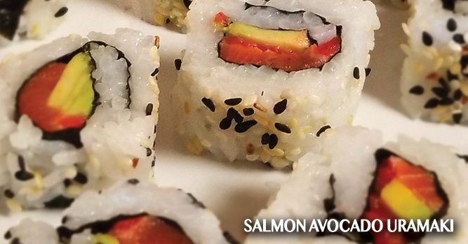 salmon sushi