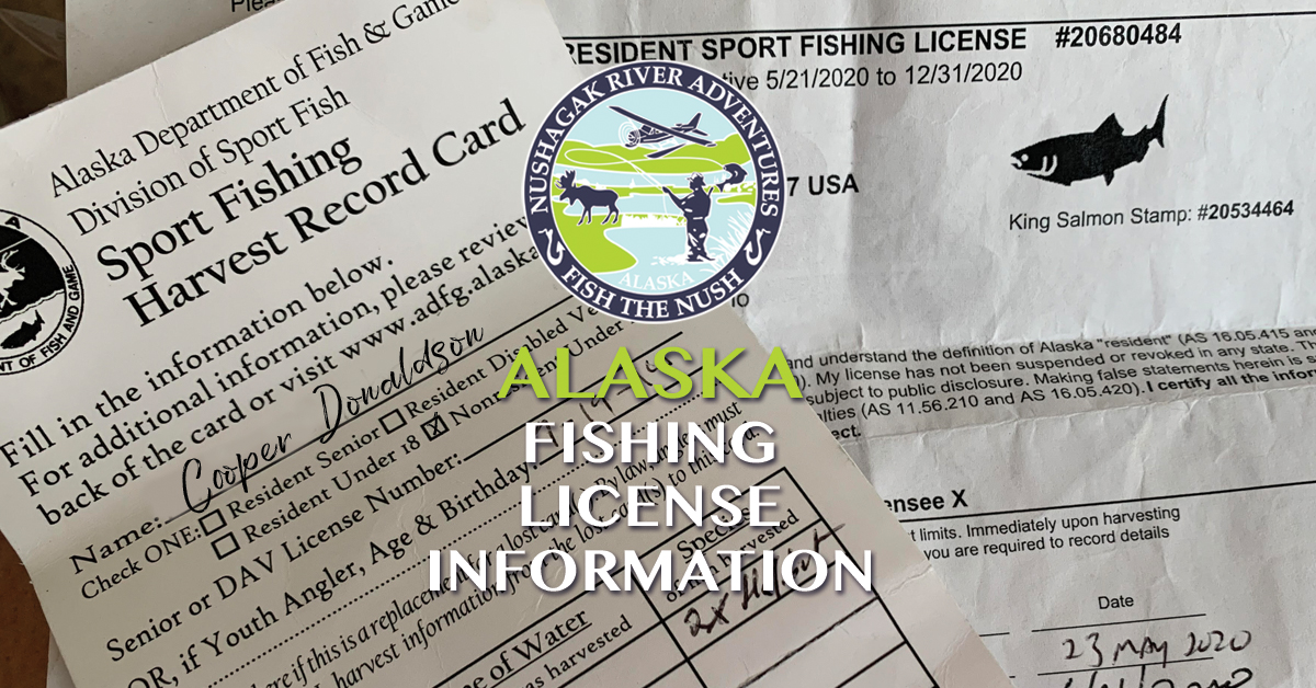 Alaska fishing license