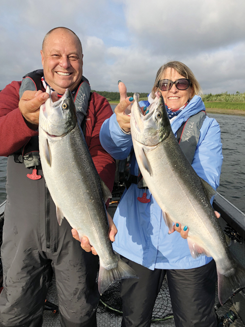silver fishing in Alaska