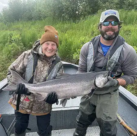 Alaska fishing guide Kasey Robbins
