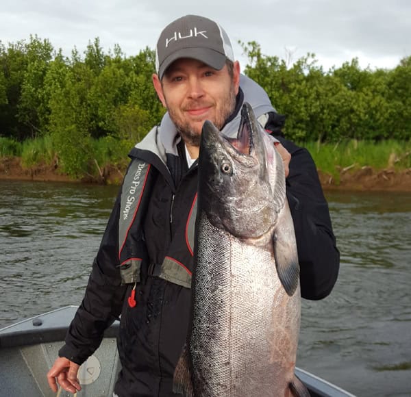 silver salmon fly fishing