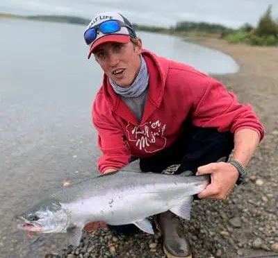 silver salmon fishing Alaska